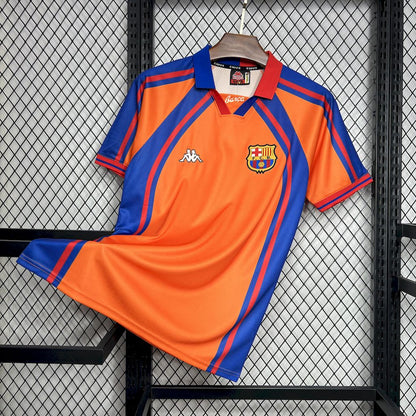 Camisa retrô alternativa do Barcelona 1997/98