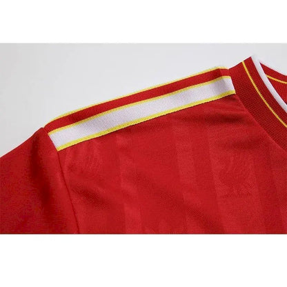 Camisa retrô de mangas compridas da Copa da Inglaterra, temporada 1985/86, Liverpool