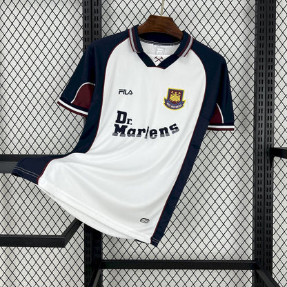 Camisa retrô reserva do West Ham United 1999/01