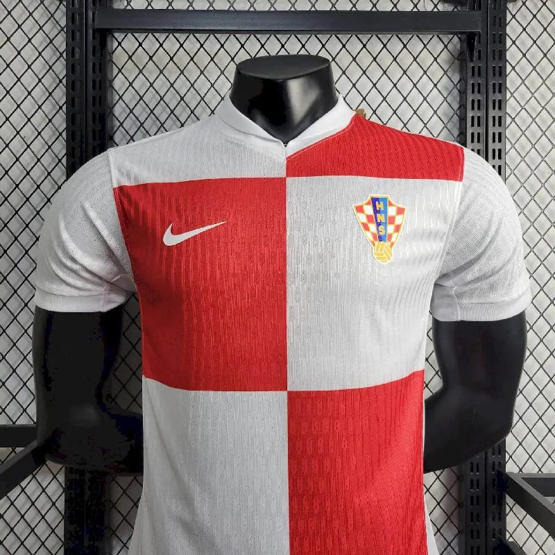 Men's Croatia 2024/25 Home Jersey Player Version