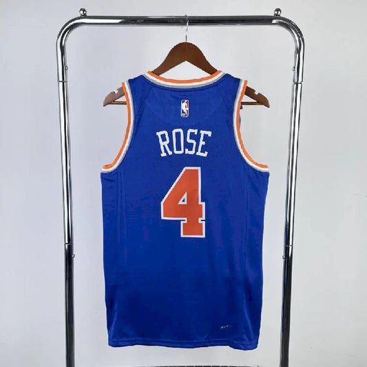 Men’s Derrick Rose Away Blue Team Jersey
