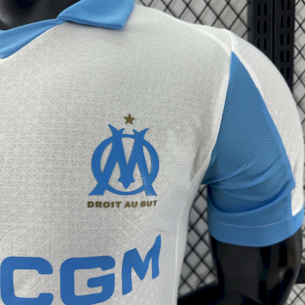 Olympique de Marseille 2025/26 Home Jersey Player Version