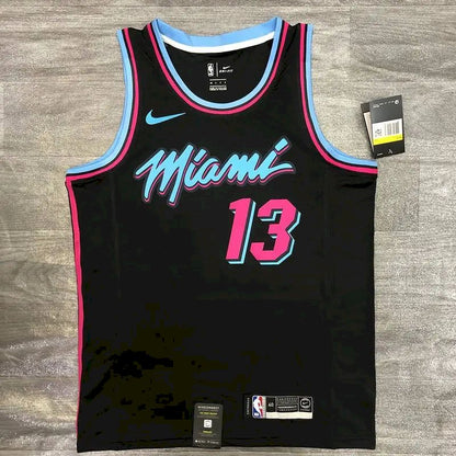 Camisa Masculina Bam Adebayo 2020-21 Preta Swingman Versão Jogador – Edição Cidade