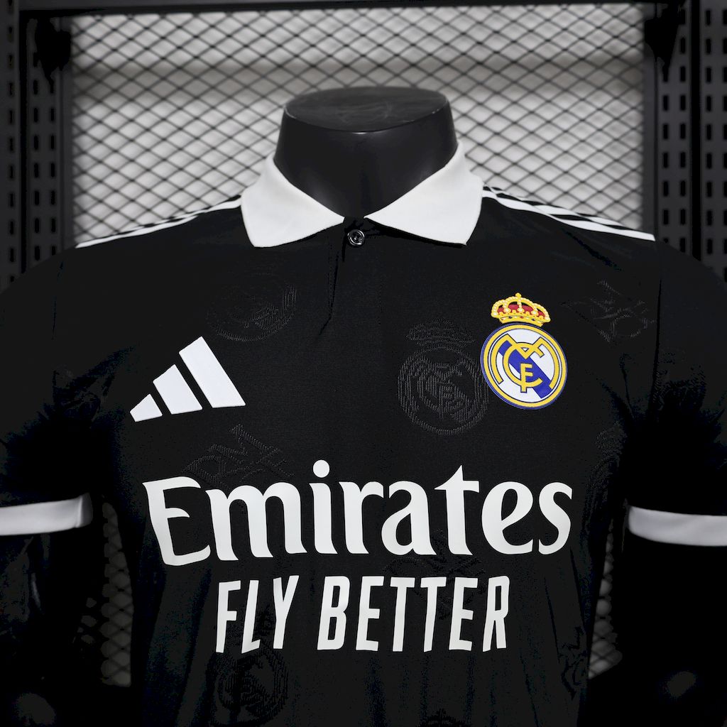 Camisa Real Madrid 2025/26 Edição Especial Preta Versão Jogador