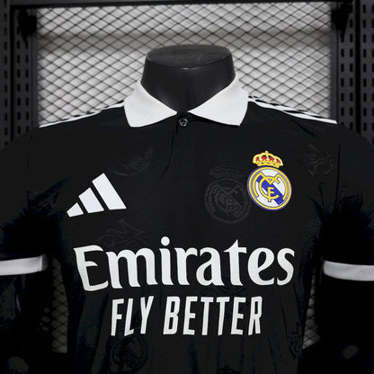 Camisa Real Madrid 2025/26 Edição Especial Preta Versão Jogador