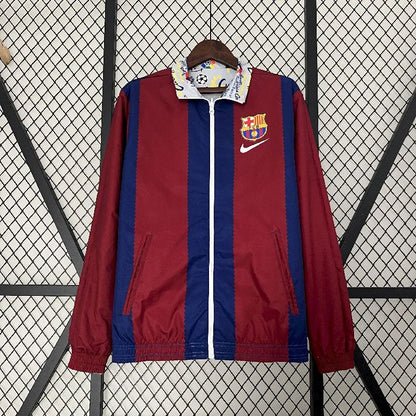Corta-vento dupla face Barcelona 2024-25
