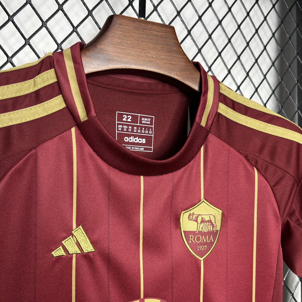 AS Roma 2024/25 Home Kids Kit