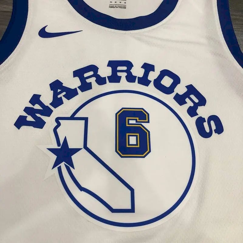 Camisa masculina Nick Young branca versão jogador – edição clássica
