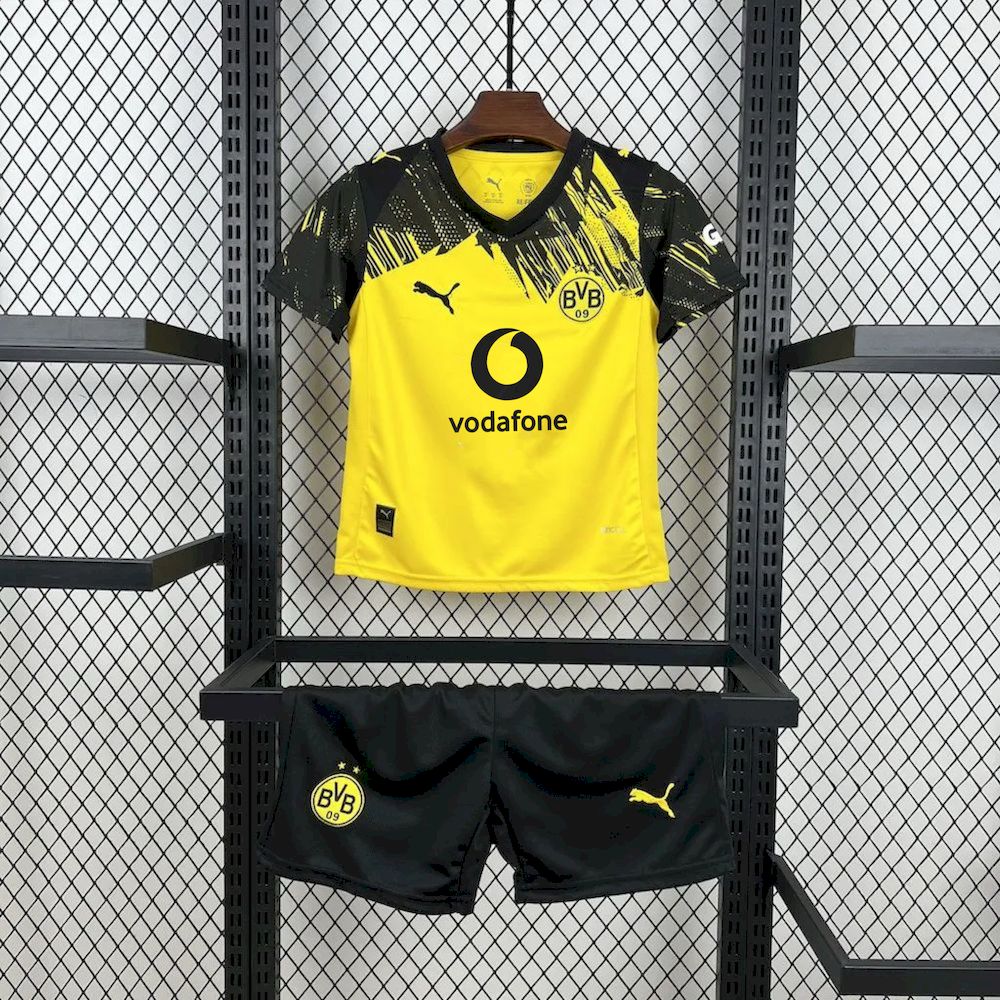 Borussia Dortmund 2025/26 Home Kids Kit 2