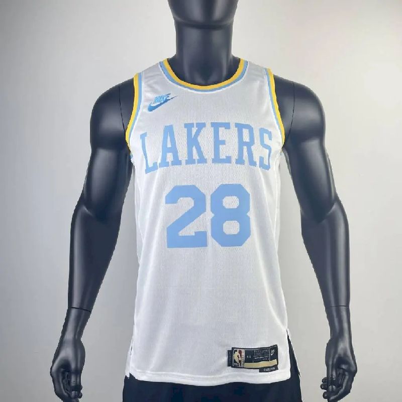 Camisa retrô branca masculina Rui Hachimura