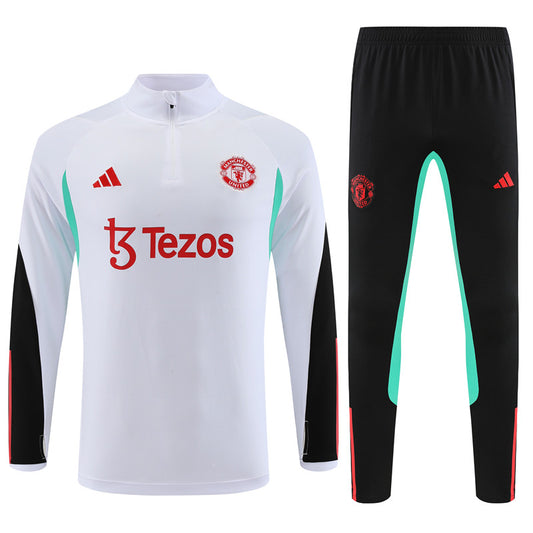 Suéter e calça adulto Manchester United 2023/24 com zíper 14001