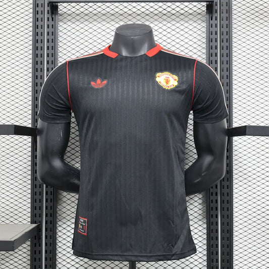Camisa Manchester United 2025/26 Black Terrace Icons Versão Jogador