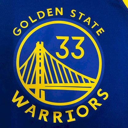 Camisa azul masculina James Wiseman Team – Edição de 75º aniversário