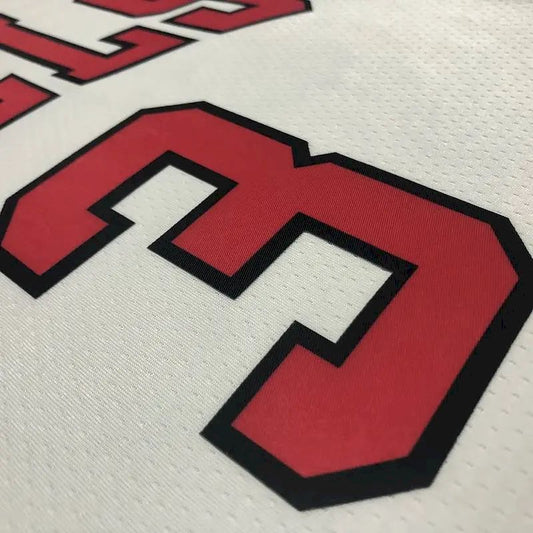 Camisa masculina Dwyane Wade branca da equipe – Edição de 75º aniversário
