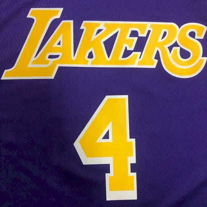 Camisa masculina Rajon Rondo 2020-21 roxa Swingman versão jogador – Edição Statement