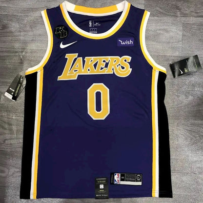Camisa Masculina Kyle Kuzma Roxa Versão Jogador – Edição Clássica Retro