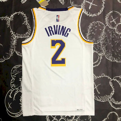 Men’s Kyrie Irving White Team Jersey – 75th Anniversary Edition
