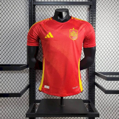 Men's Spain 2024/25 Home Jersey Player Version