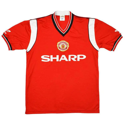 Camisa retrô do Manchester United 1984/86