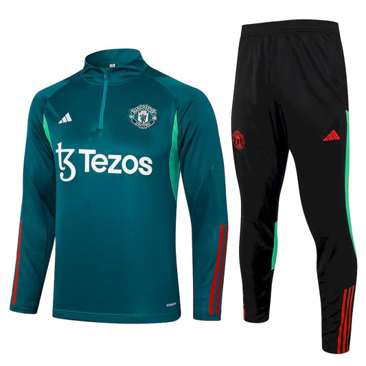 Suéter e calça adulto Manchester United 2023/24 com zíper 815