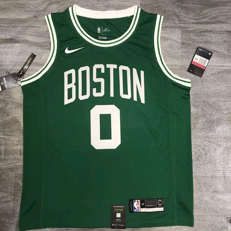 Camisa masculina verde Jayson Tatum versão jogador - Edição Ícone