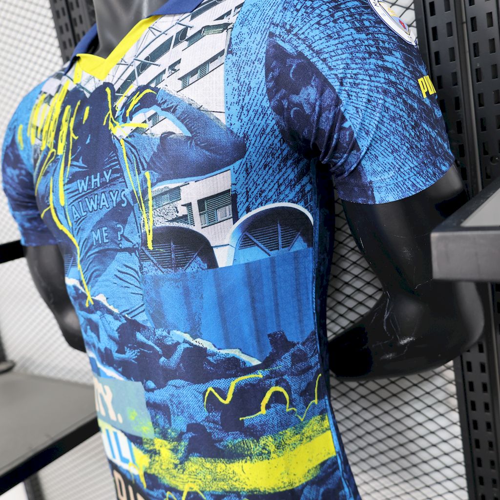 Manchester City 2025/26 Blue Special Edition Jersey Player Version