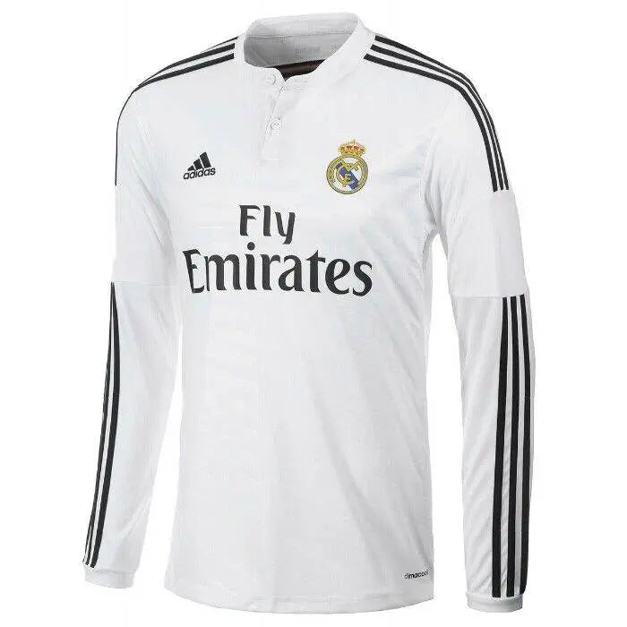 Camisa retrô de mangas compridas do Real Madrid 2014/15 Home