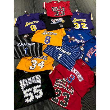 Camisa preta masculina Allen Iverson Player – Edição retrô