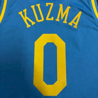 Camisa masculina Kyle Kuzma Swingman azul – MPLS Classical Edition