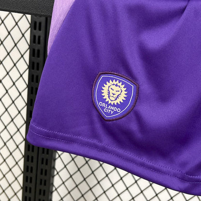 Orlando City 2025/26 Home Kids Kit
