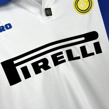 Camisa retrô reserva do Inter de Milão 1997/98