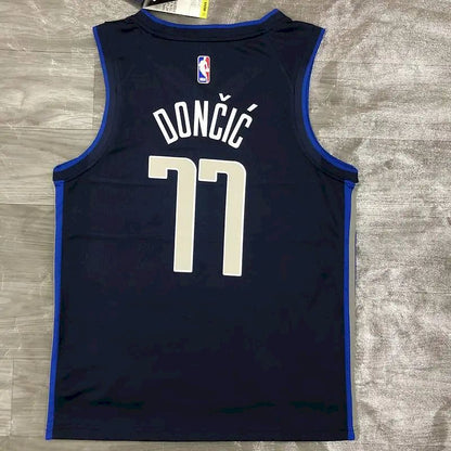 Camisa Luka Doncic Swingman Player Masculina Azul Marinho – Edição Statement