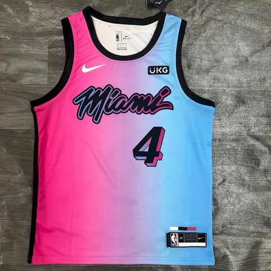 Men’s Victor Oladipo 2020-21 Pink Swingman Player Version Jersey – City Edition