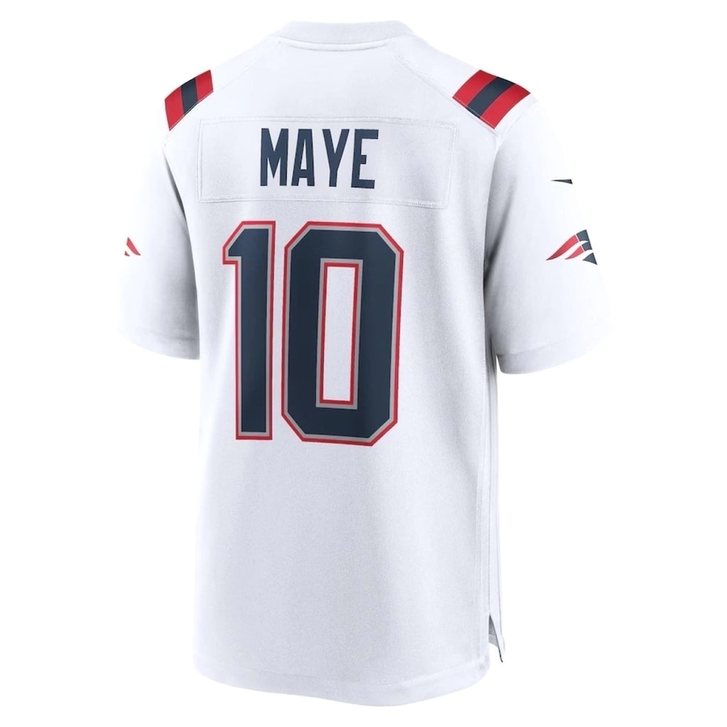 Jersey NFL New England Patriots Drake Maye 10