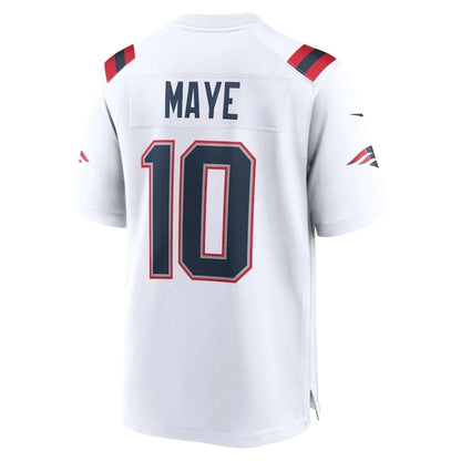 Jersey NFL New England Patriots Drake Maye 10