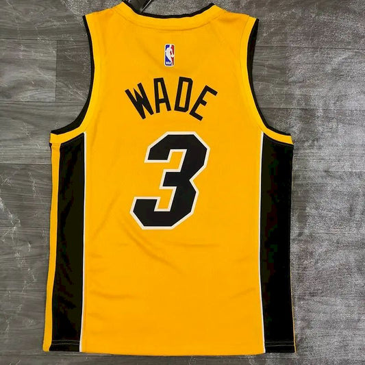 Men’s Dwyane Wade Gold 2020-21 Swingman Player Version Jersey – Earned Edition