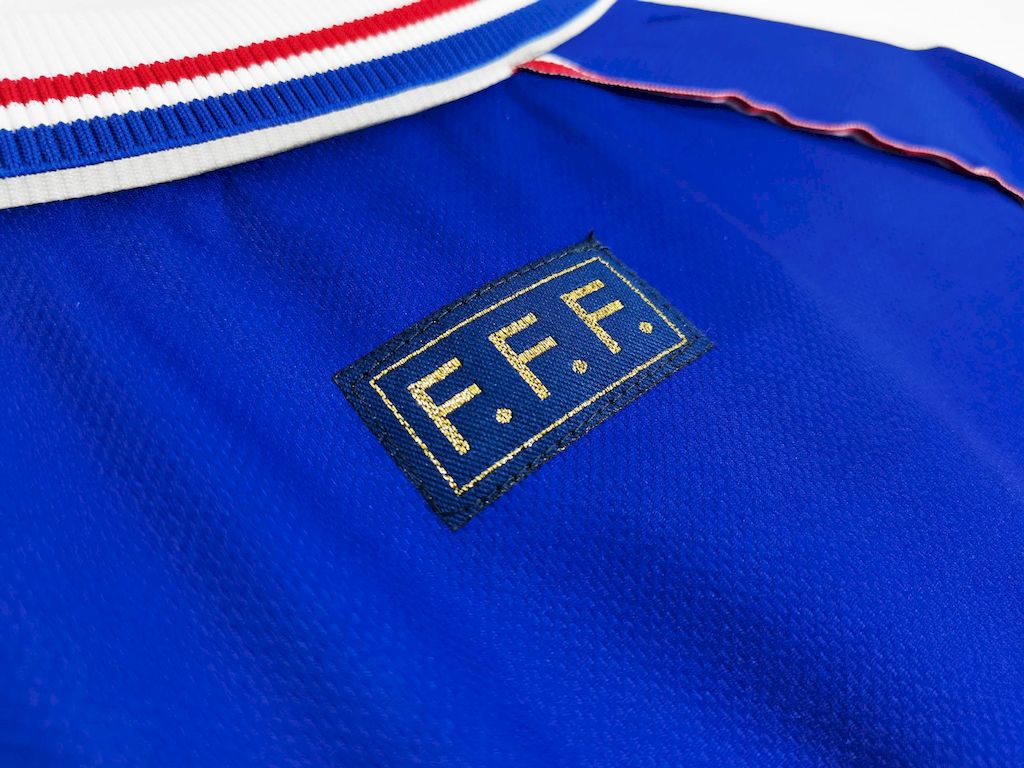 Camisa retrô da França para a Copa do Mundo de 1998