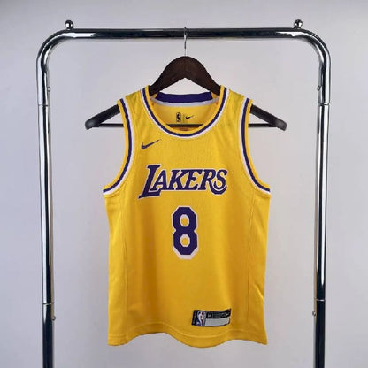 Camisa amarela do time juvenil Kobe Bryant