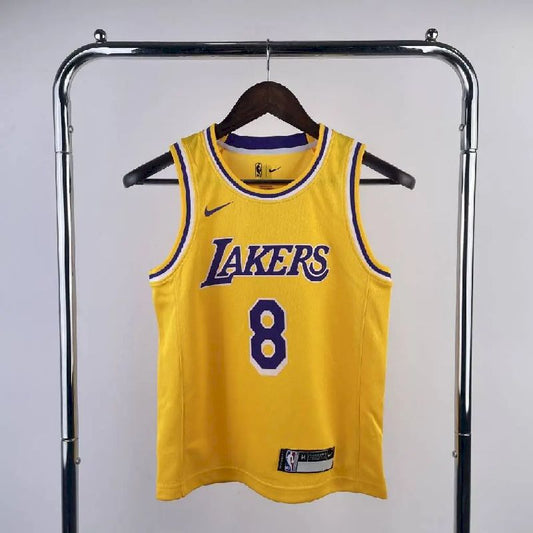 Camisa amarela do time juvenil Kobe Bryant