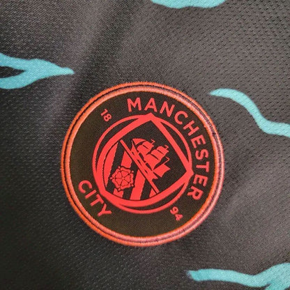 Camisa Manchester City Third 2023/24 de mangas compridas