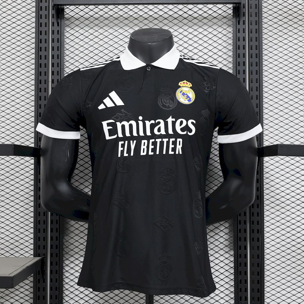 Camisa Real Madrid 2025/26 Edição Especial Preta Versão Jogador