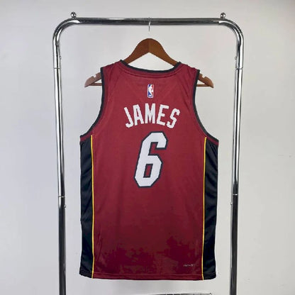 Camisa vermelha masculina do LeBron James – Edição Statement
