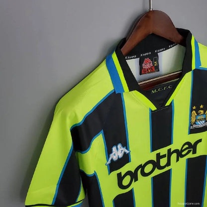 Camisa retrô reserva do Manchester City 1998-99