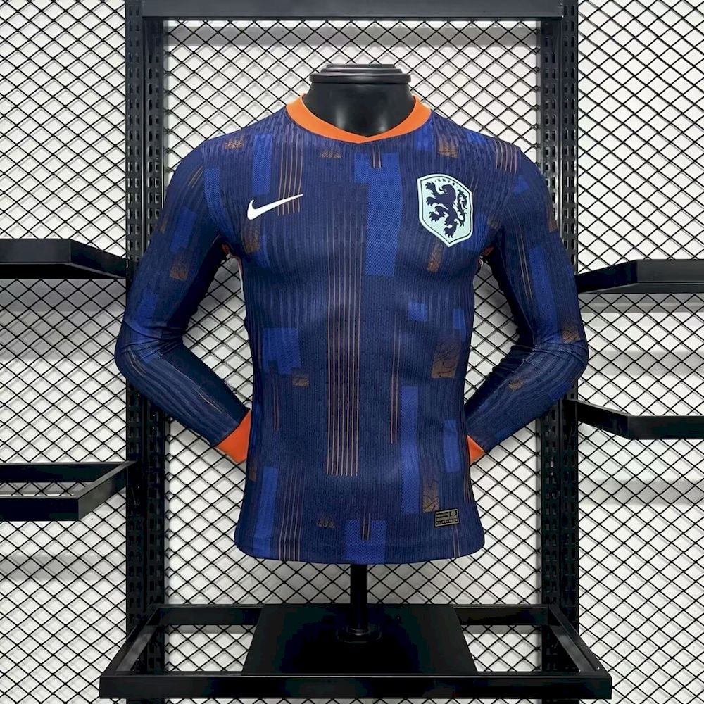 Camisa Holanda Euro 2024/25 Away Manga Longa – Versão Jogador