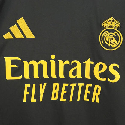 Real Madrid 2025/26 Black And Yellow Special Edition Jersey