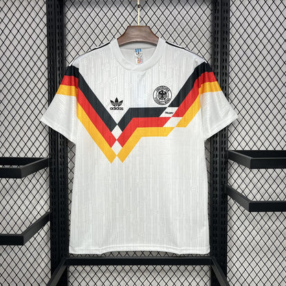 Camisa retrô da Alemanha para a Copa do Mundo de 1990