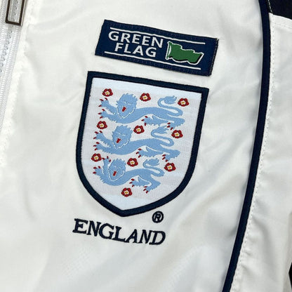 Jaqueta branca Umbro Track da Inglaterra 1998-99
