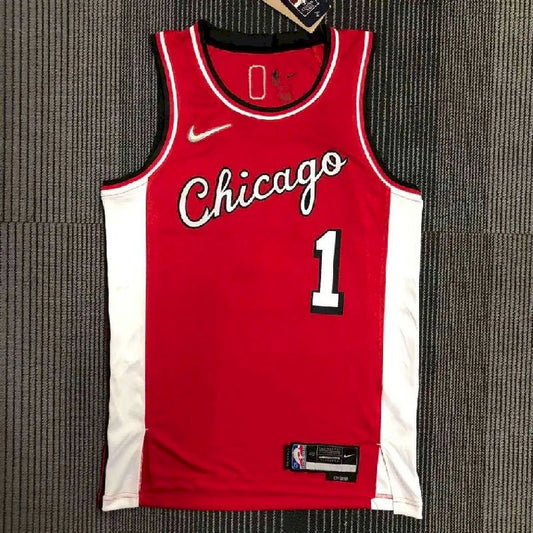 Camisa Derrick Rose Vermelha Masculina – Edição Cidade