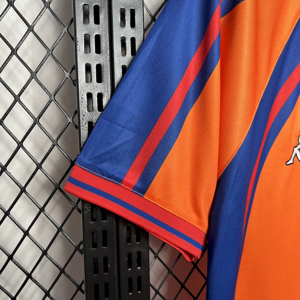 Camisa retrô alternativa do Barcelona 1997/98