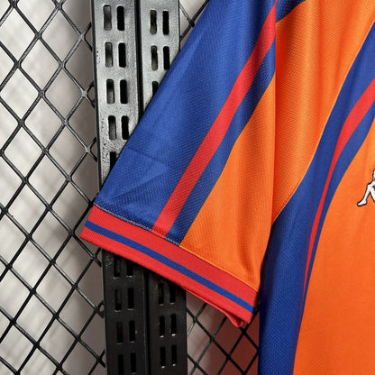 Camisa retrô alternativa do Barcelona 1997/98